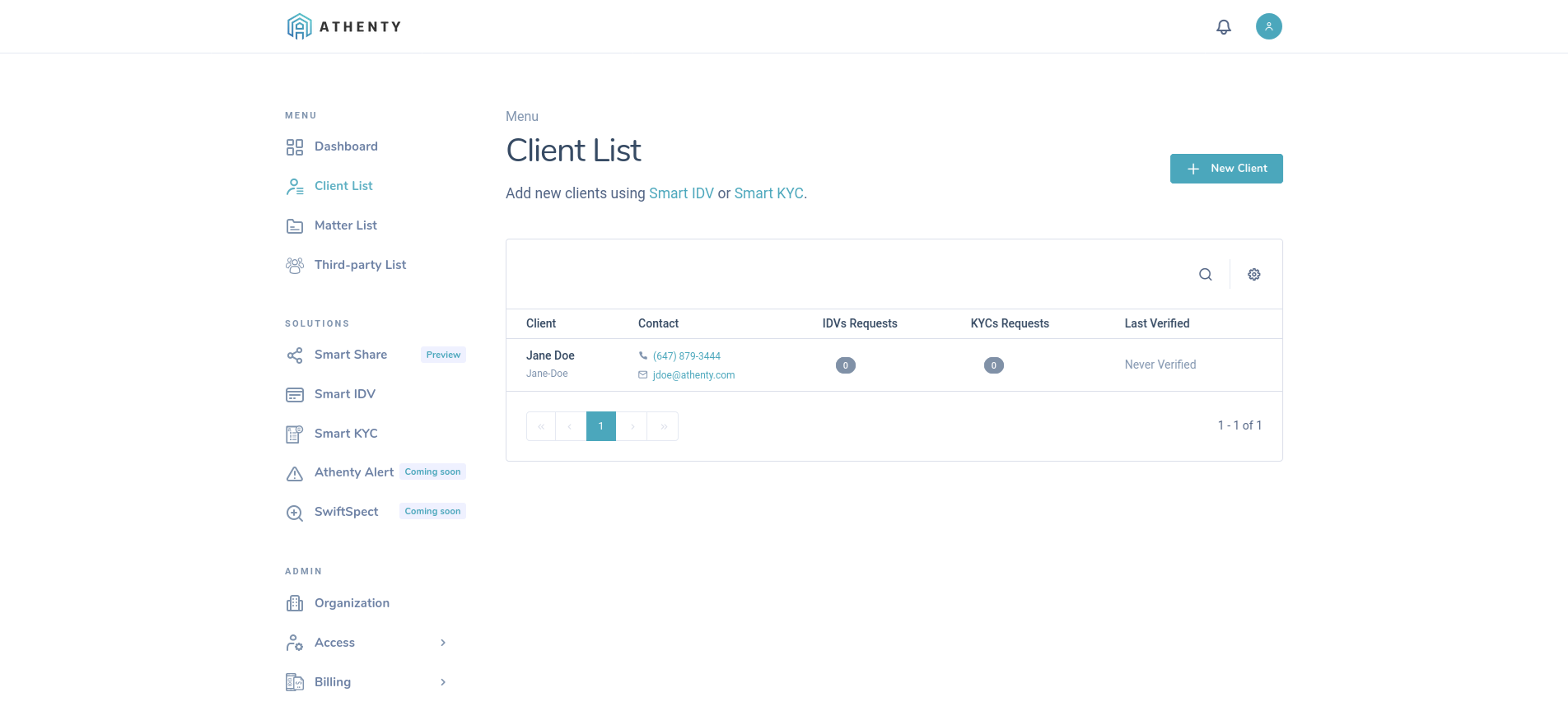Client List